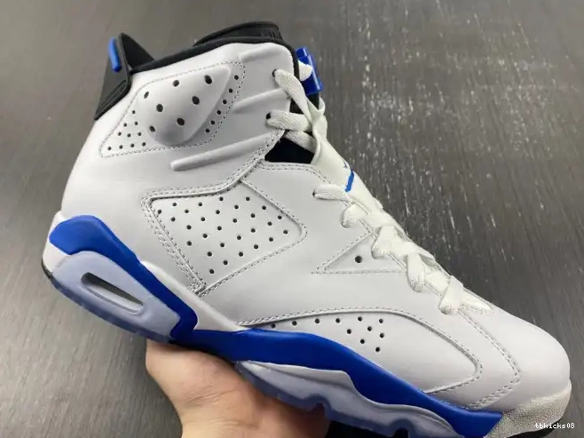 Cheap TBkick 384664-107 Air (2014) Sport Blue Retro Jordan 6 0611